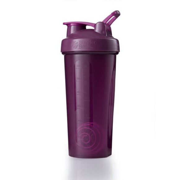BlenderBottle Classic 28 oz Plum Shaker Cup with Flip-Top and Wide Mouth Lid - Picture 13 of 16